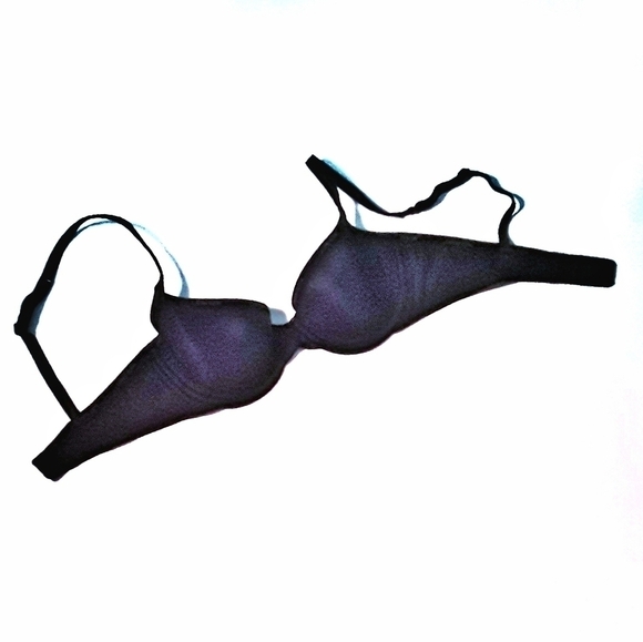 Calvin Klein Partially Sheer black bra - Picture 1 of 6